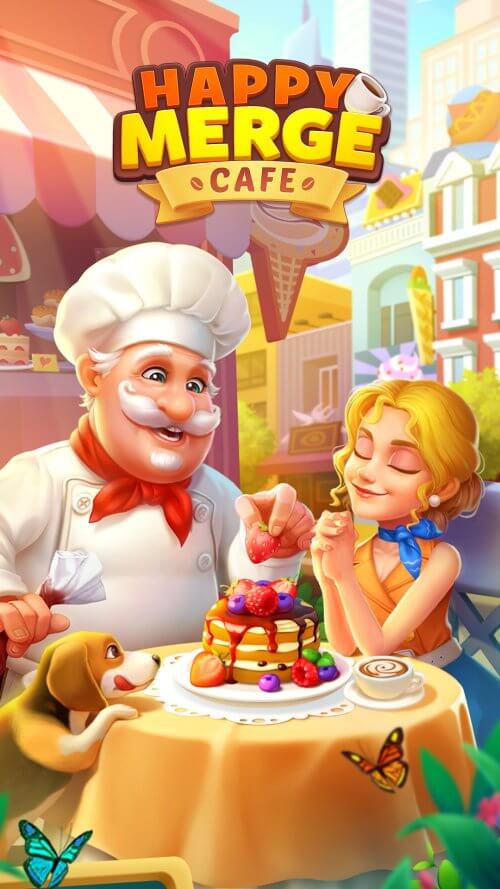 Happy Merge Cafe v1.0.37 MOD APK (Unlimited Money)