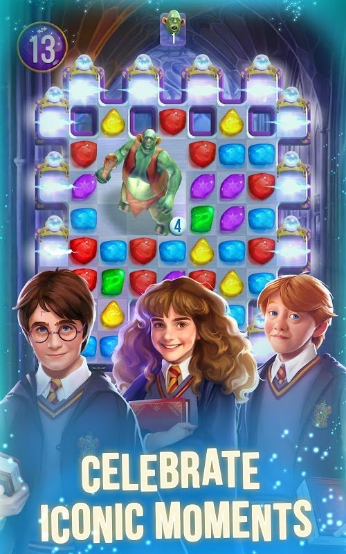Harry Potter: Puzzles & Spells v37.0.756 MOD APK (Auto Win)