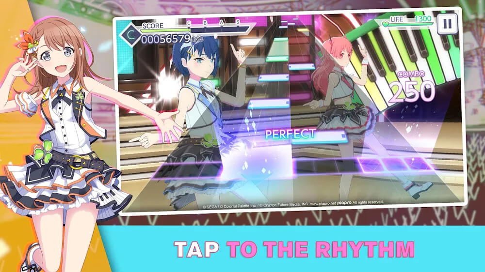 Hatsune Miku v2.3.0 MOD APK (Auto Dance, No Damage, Combo)