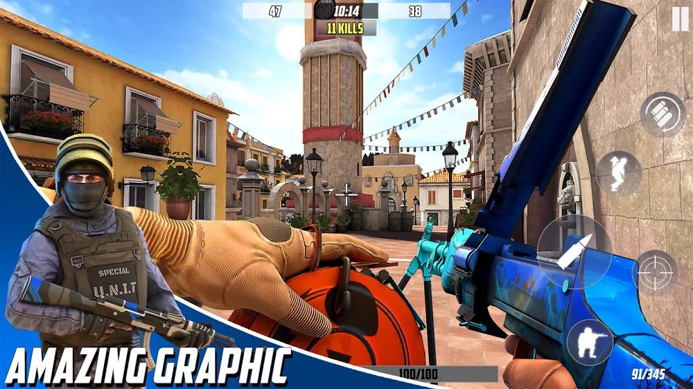 Hazmob FPS v1.1.47 MOD APK + OBB (Unlimited Money)