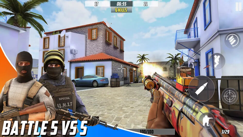 Hazmob FPS v2.7.1 MOD APK + OBB (Mega Menu, Ammo)