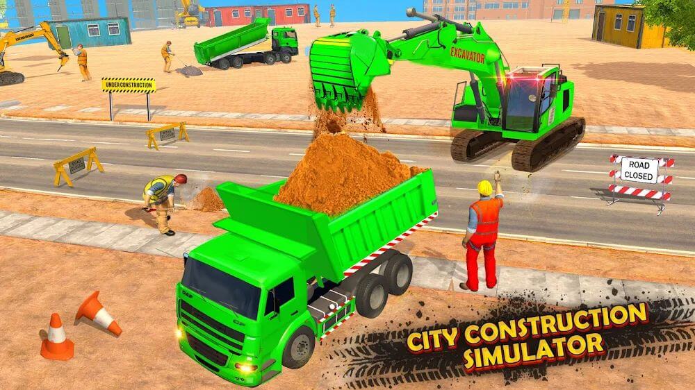 Heavy Excavator Simulator Game v7.7 MOD APK (Speed Game)