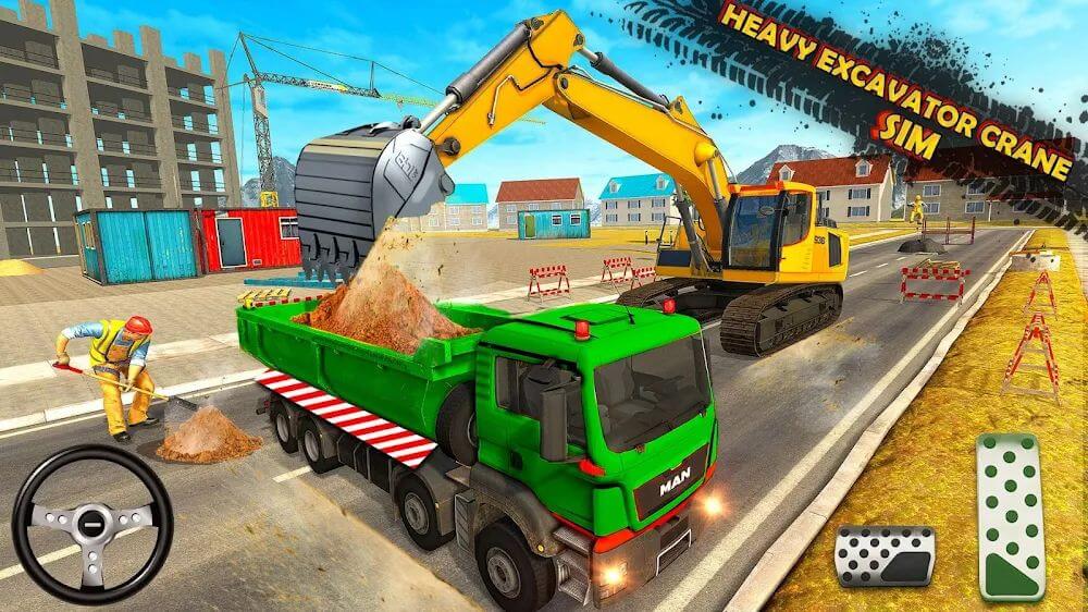 Heavy Excavator Simulator Game v7.7 MOD APK (Speed Game)