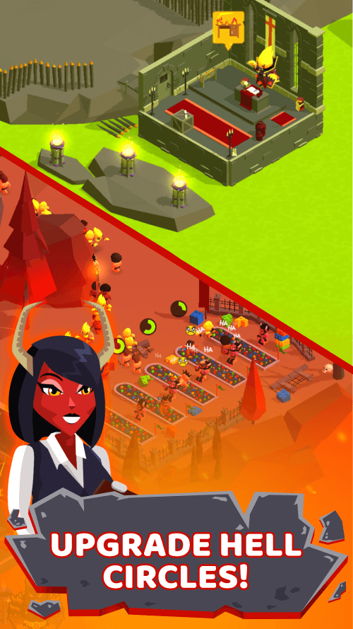 Hell: Idle Evil Tycoon v1.0.8 MOD APK (Unlimited Money, Free Upgrade)