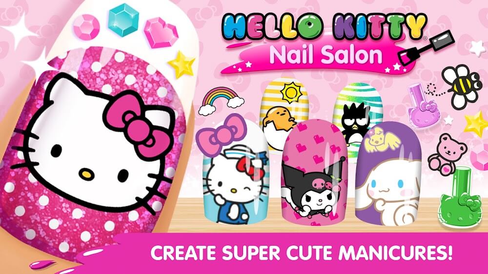 Hello Kitty Nail Salon v2024.2.1 MOD APK (Unlocked All Paid Content)