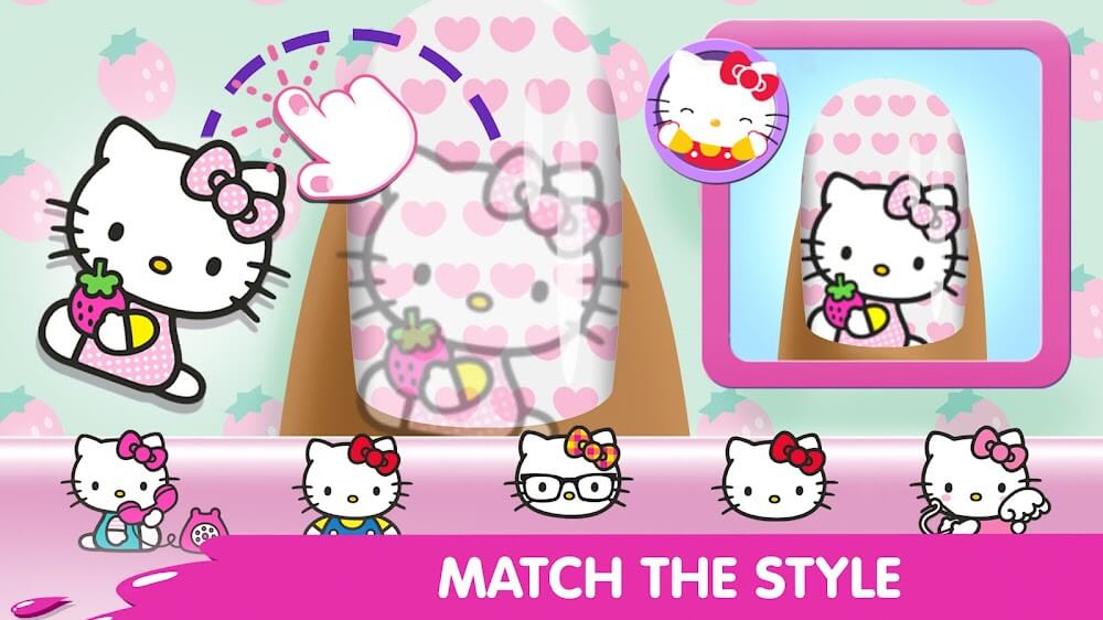 Hello Kitty Nail Salon v2024.2.1 MOD APK (Unlocked All Paid Content)