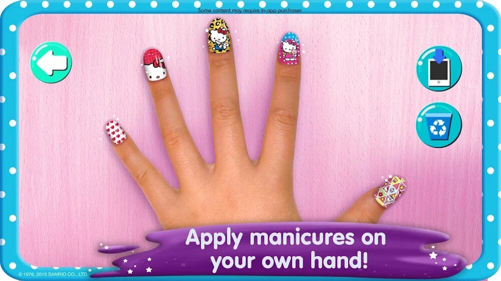 Hello Kitty Nail Salon v2024.2.1 MOD APK (Unlocked Items, No ADS)