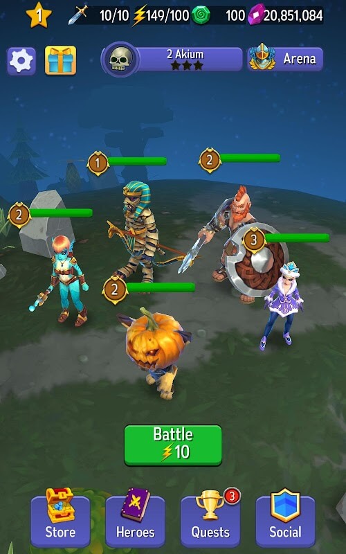 Hero Masters v1.1.4 MOD APK (All Quest Completed)