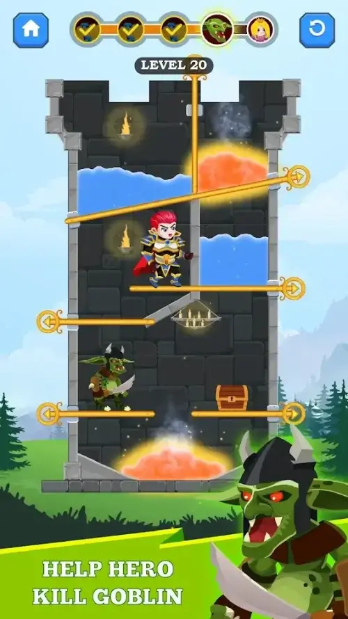 Hero Rescue v1.3.1 MOD APK (Unlimited Coins, Hearts)