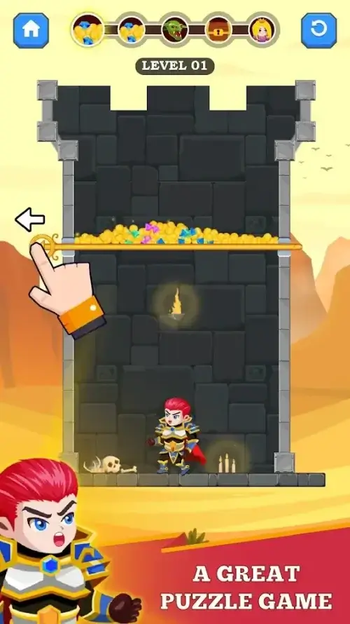 Hero Rescue v1.3.1 MOD APK (Unlimited Coins, Hearts)