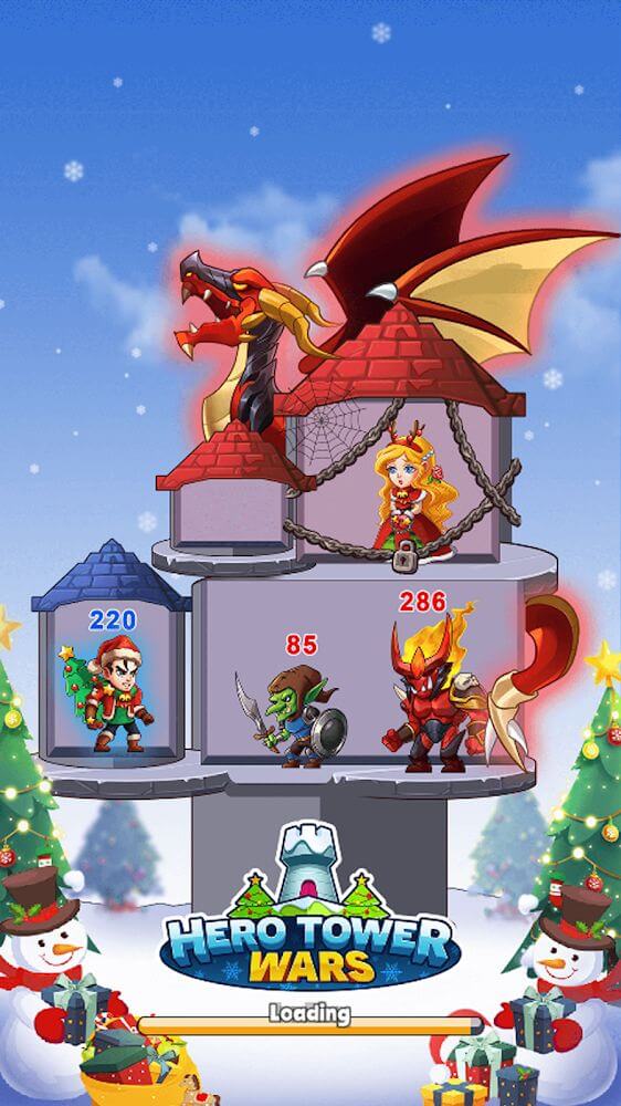 Hero Tower Wars v7.9 MOD APK (Unlimited Money, Unlocked)