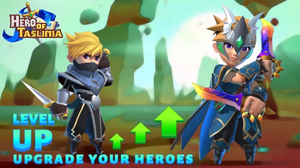 Hero of Taslinia v1.26.0 MOD APK (God Mode, One Hit, VIP)