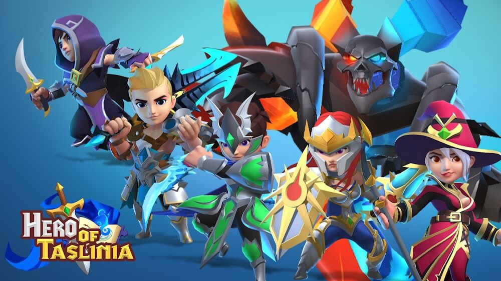 Hero of Taslinia v1.26.0 MOD APK (God Mode, One Hit, VIP)