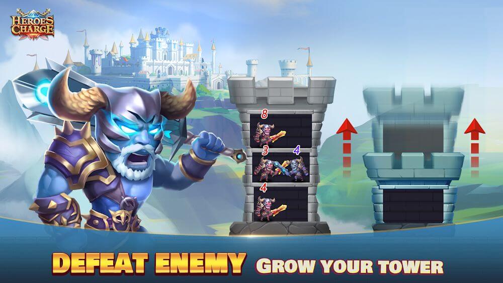 Heroes Charge v2.1.375 MOD APK (God Mod, One Hit, Free Skills)