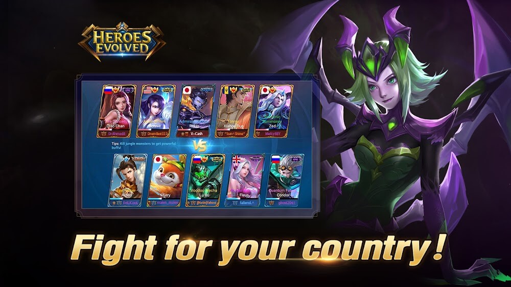 Heroes Evolved v2.2.9.5 MOD APK (Show Enemy)