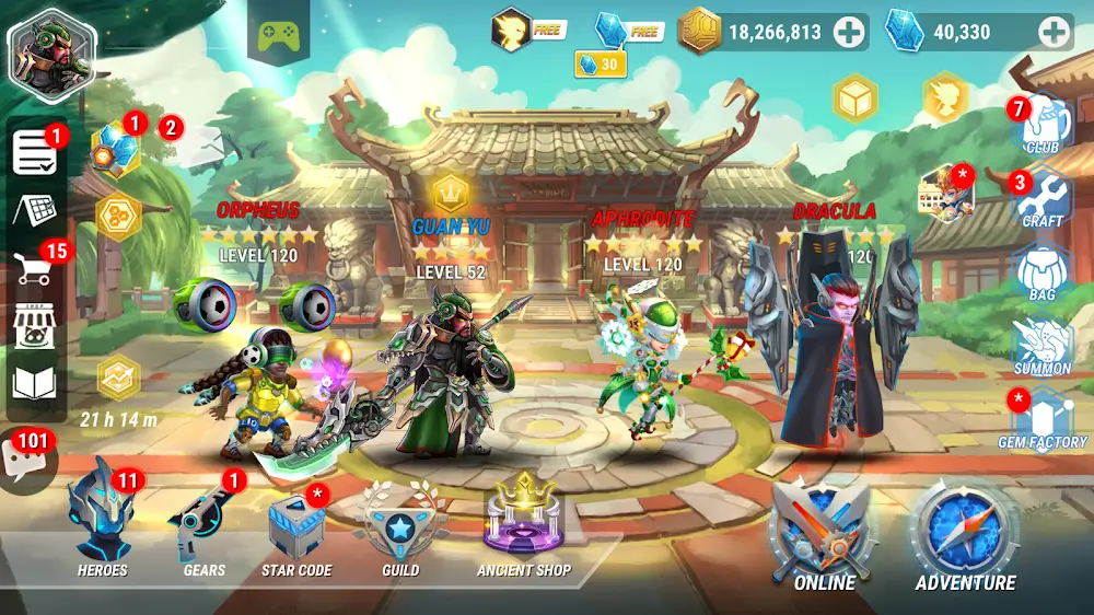 Heroes Infinity v1.37.32 MOD APK (Unlimited Coins/Diamonds)