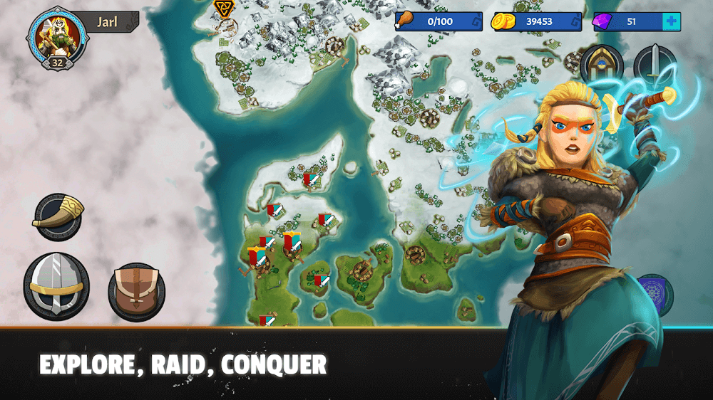 Heroes of Valhalla v1.21.1 MOD APK (One Hit, God Mode, No Skill CD)