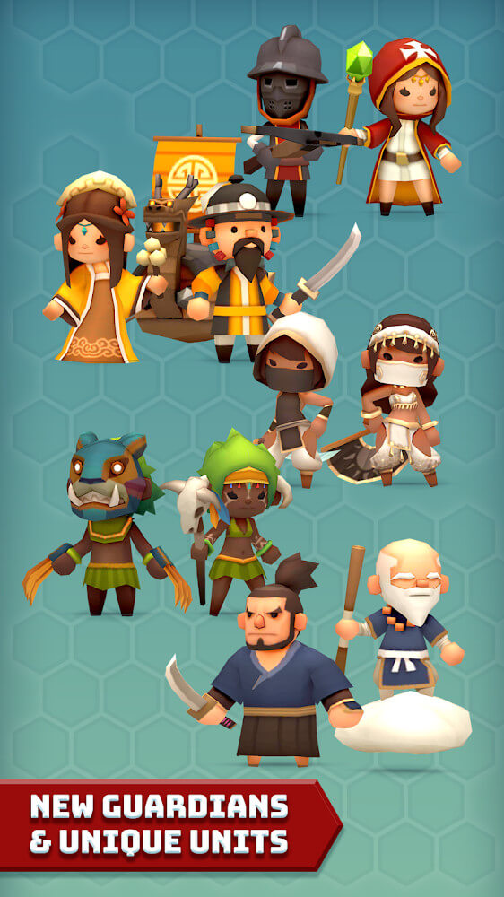 Hexonia v1.1.37 MOD APK (Unlimited Money, Unlocked All Tribes)