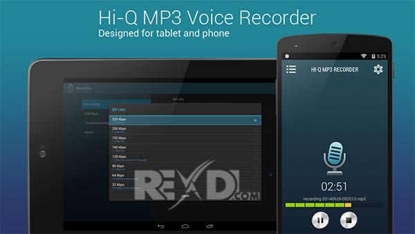 Hi-Q MP3 Voice Recorder (Pro) 2.8.1 Full Apk for Android