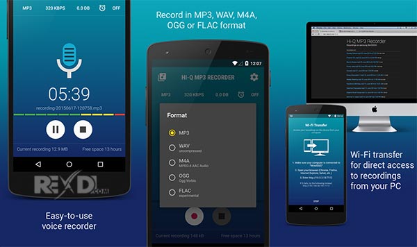Hi-Q MP3 Voice Recorder (Pro) 2.8.1 Full Apk for Android