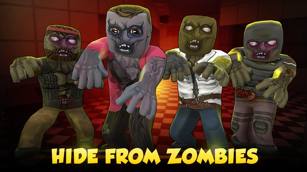 Hide from Zombies v1.01 MOD APK + OBB (God Mode, Ammo)