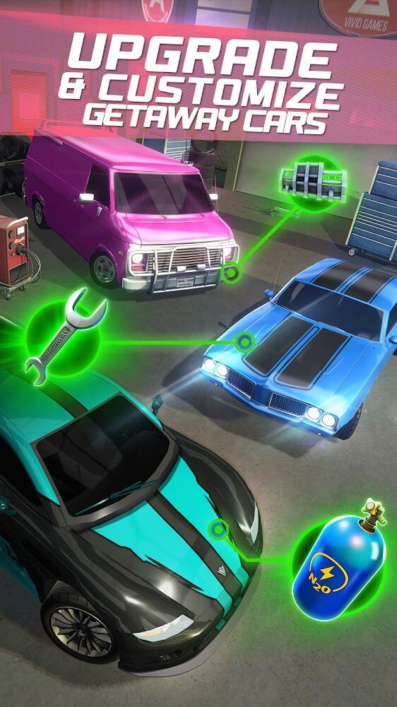 Highway Getaway: Police Chase v1.4.008 MOD APK (Unlimited Money, Free Upgrade)