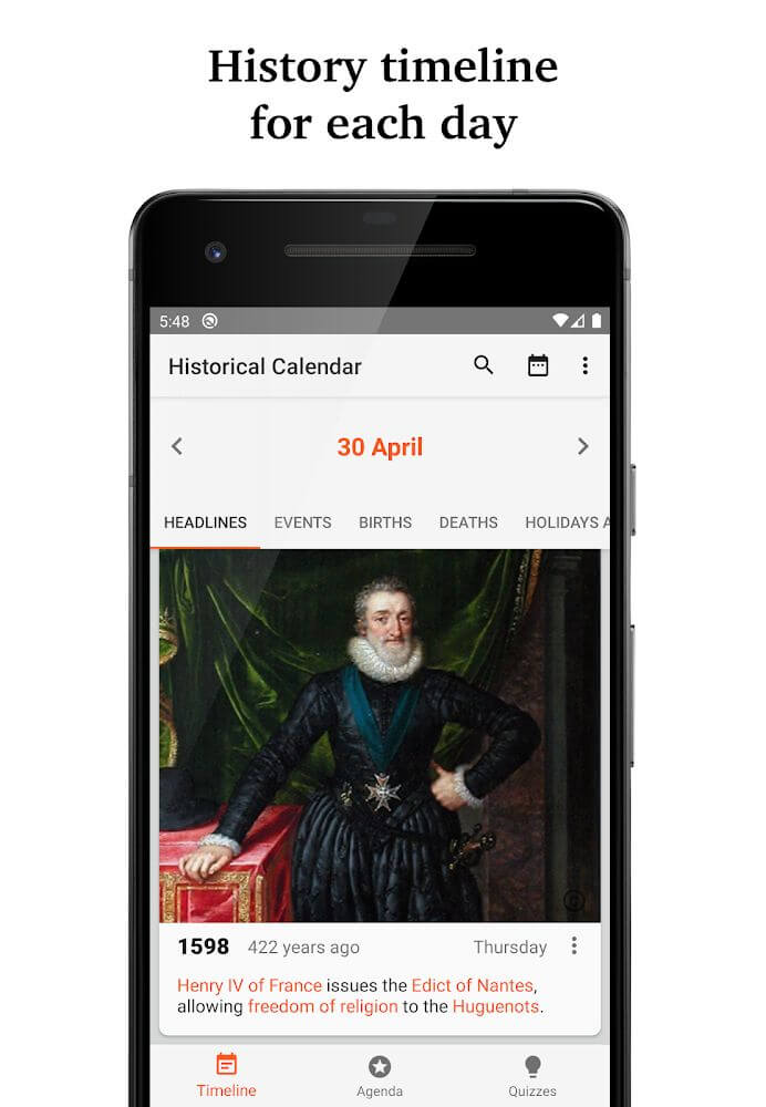 Historical Calendar v6.0.9 APK + MOD (Premium Unlocked)