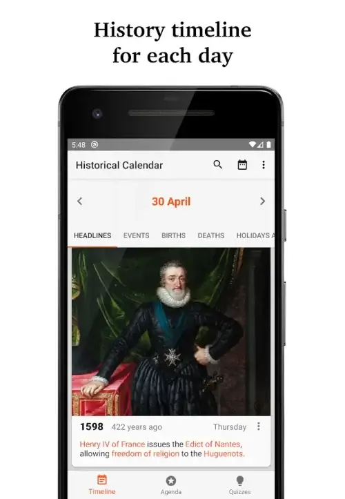 Historical Calendar v6.0.9 MOD APK (Premium Unlocked)