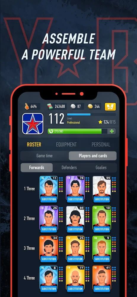 HockeyBattle v1.7.145 MOD APK (Free Rewards)