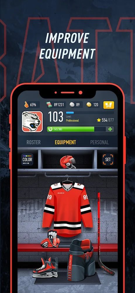 HockeyBattle v1.7.145 MOD APK (Free Rewards)