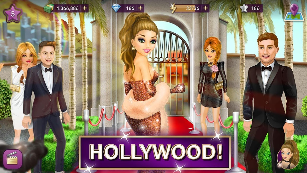 Hollywood Story: Fashion Star APK + MOD (Free Shopping) v10.6.5