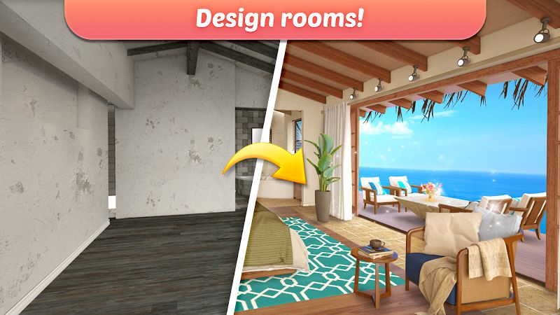 Home Design: Hawaii Life v1.2.73 MOD APK (Unlimited Money/Moves)