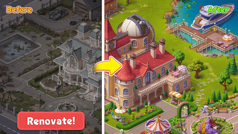 Home Mansion: Makeover Dream v1.300.12500 MOD APK (Unlimited Money)