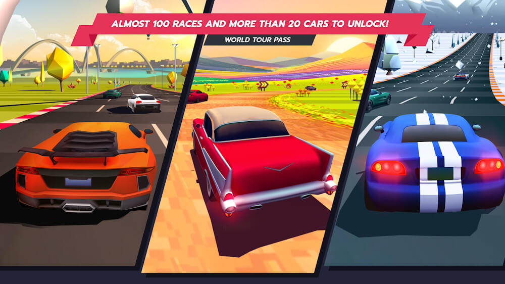 Horizon Chase v2.6.5 MOD APK (Unlocked All Content)