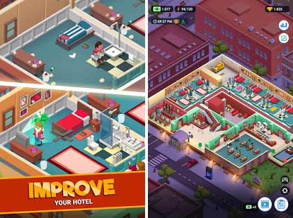 Hotel Empire Tycoon 2.4 Apk + Mod (Money) for Android
