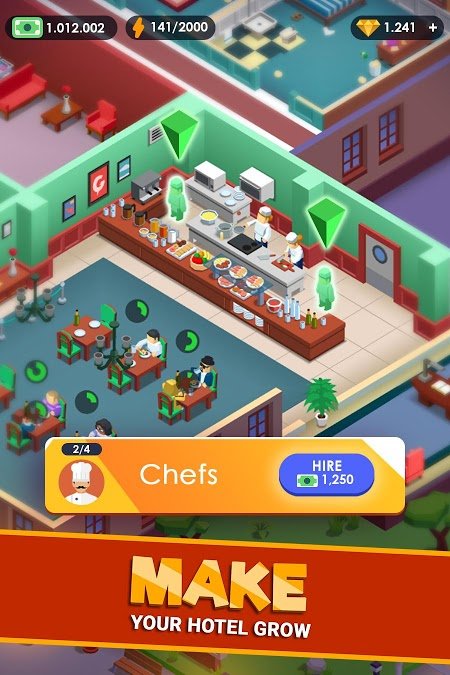 Hotel Empire Tycoon MOD APK v1.9.93 (Unlimited Money)