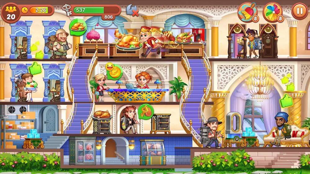 Hotel Fever: Grand Hotel v1.0.30 MOD APK (Unlimited Diamonds)