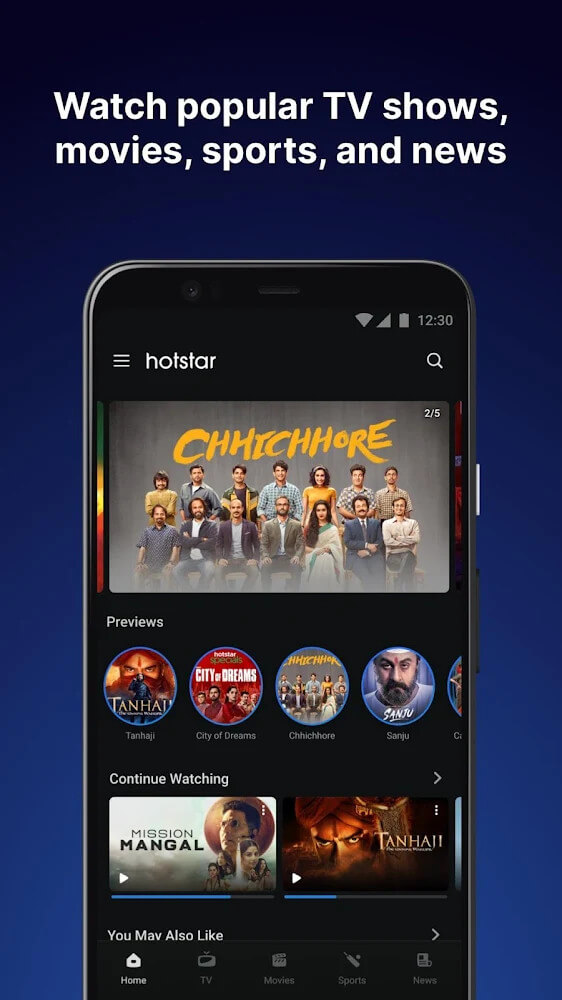 Hotstar v24.07.03.2 APK + MOD (AD-Free/Premium Content/IPL)