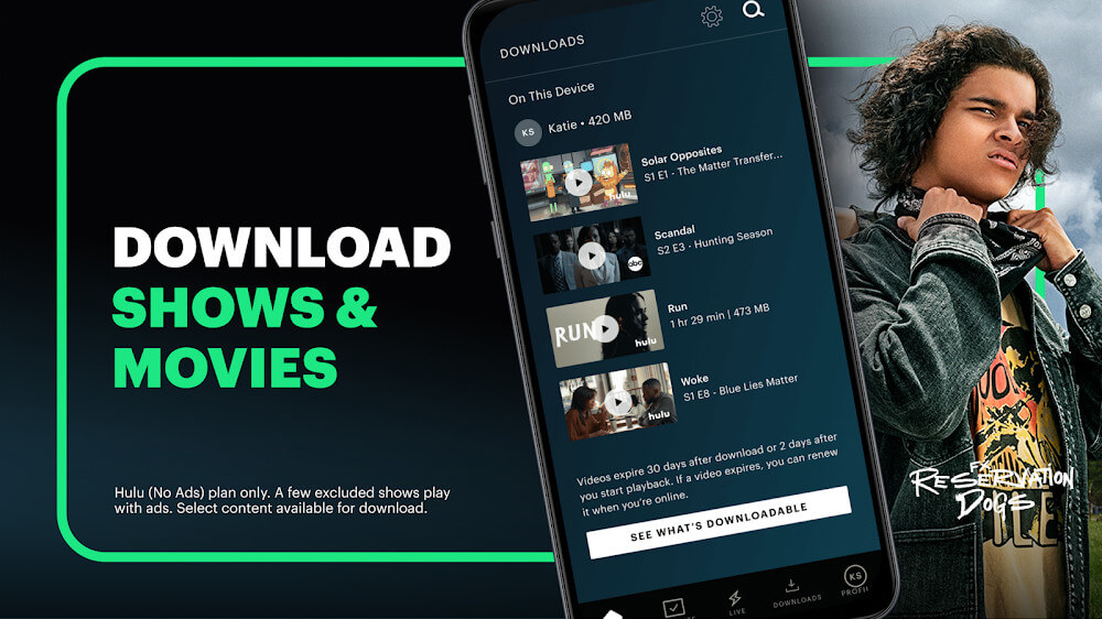 Hulu TV v4.52.0 MOD APK (Premium Subscription, 4K HDR, No ADS)