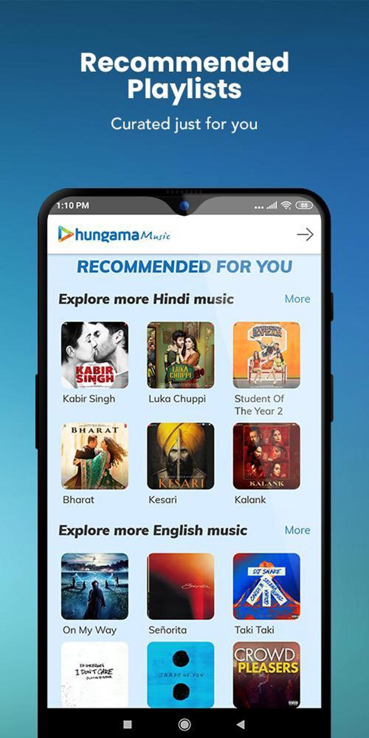 Hungama Music MOD APK 6.0.5 (Premium Unlocked)