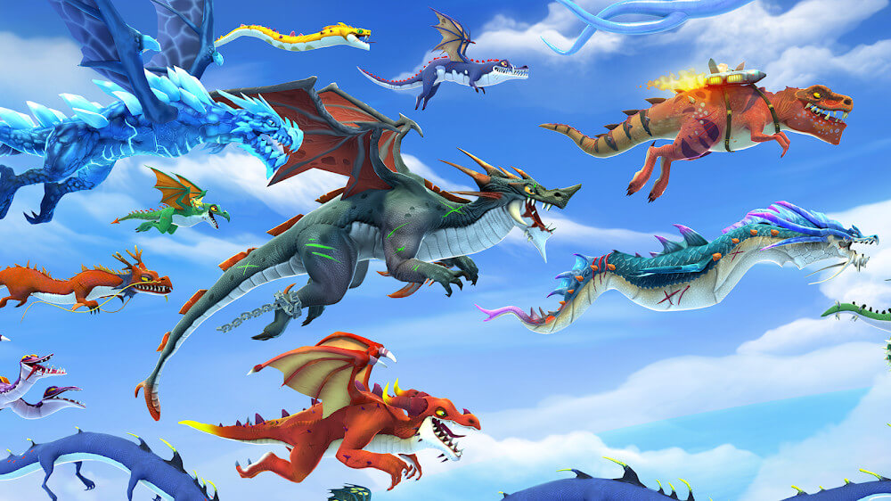 Hungry Dragon v5.2 MOD APK (Unlimited Money, Menu, Unlocked)