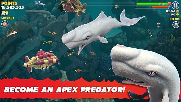 Hungry Shark Evolution MOD APK 9.9.0 (Unlimited Coins)