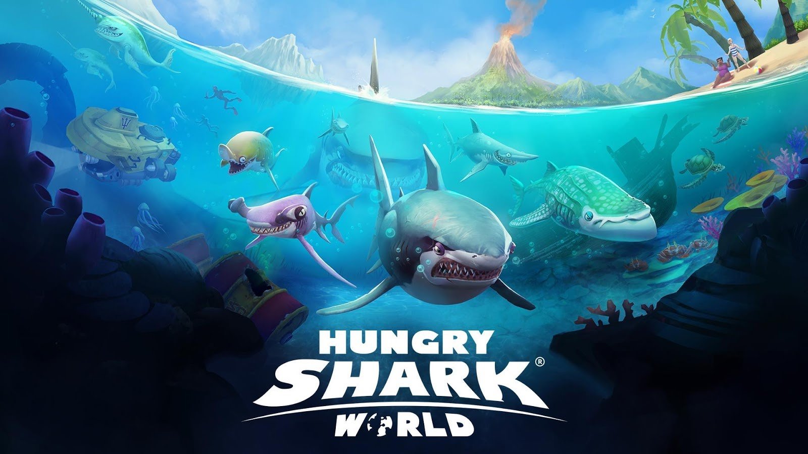 Hungry Shark World MOD APK 5.9.1 (Unlimited Money)