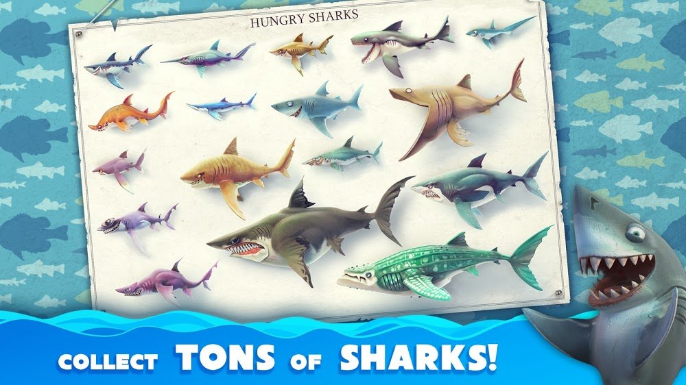 Hungry Shark World v4.5.0 MOD APK (Unlimited Money/Stamina)