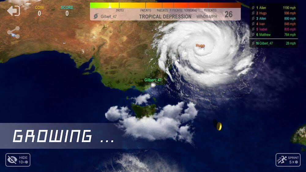 Hurricane.io v1.4.5 MOD APK (Unlimited Money)