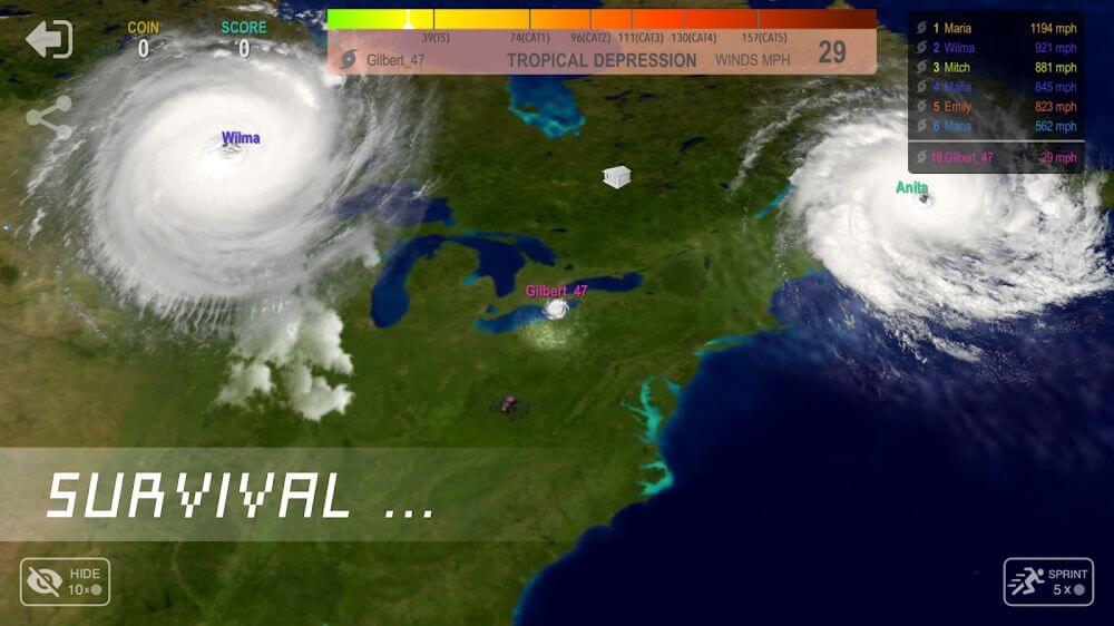 Hurricane.io v1.4.5 MOD APK (Unlimited Money)