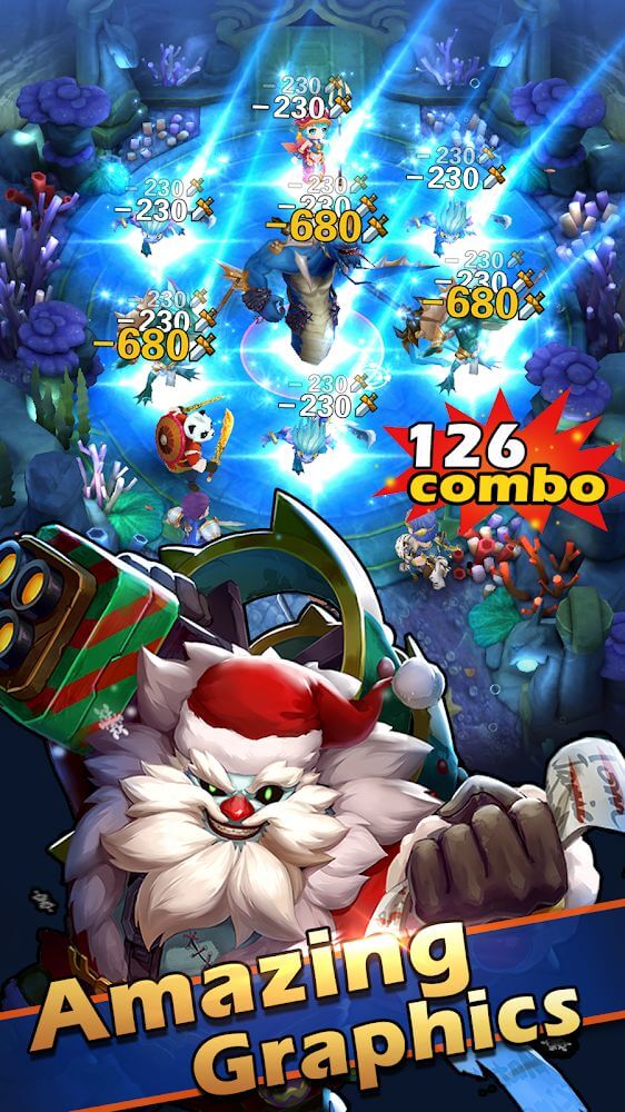 Hyper Heroes v1bbb10831 MOD APK (Massive Dmg, God Mode, Weak Enemies)