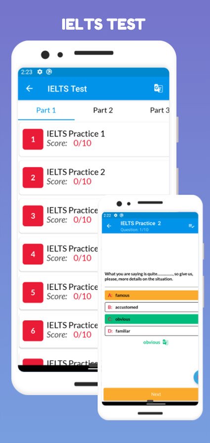 IELTS Practice Pro v4.9 APK (Full/Paid)