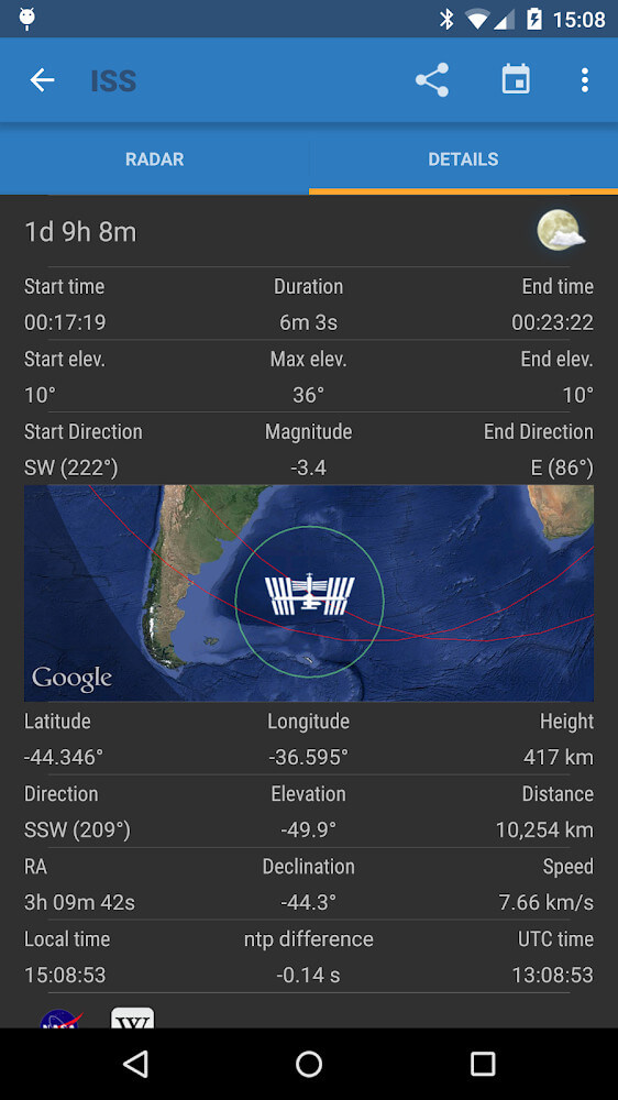 ISS Detector Pro v2.05.18 Pro APK + MOD (Patched/Optimized)