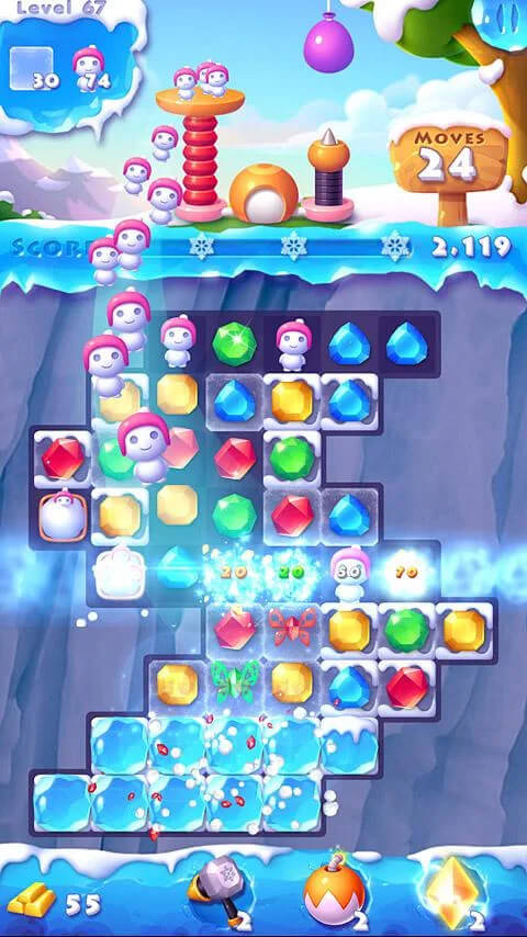 Ice Crush 2 v3.6.1 MOD APK (Free Shopping)